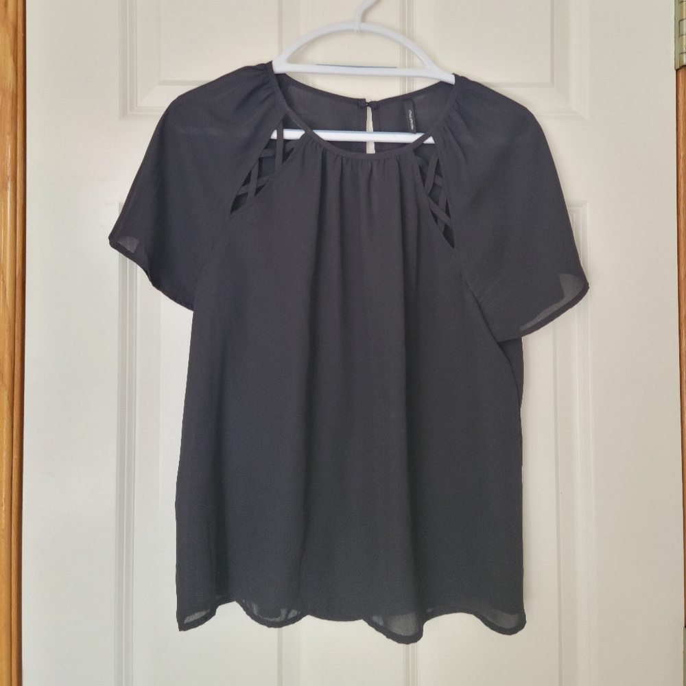 Black Maurices Blouse